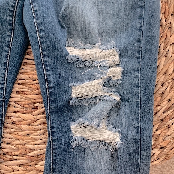 Judy Blue Destructed Skinny Fit Jean - Picture 10 of 16